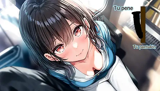 İspanyol hentai 31 talimatı - yaramaz japon trende sana mastürbasyon yapıyor.
