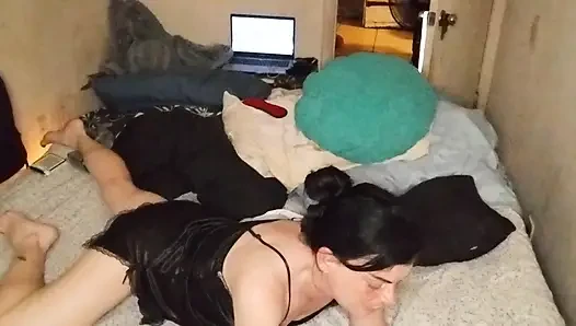 Ateşli hatun Maria büyük zenci alıyor