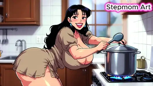 31 talimatı üvey annem beni mutfakta yalıyor - benimle gel% 100 boşalırsın - edepsiz konuşma