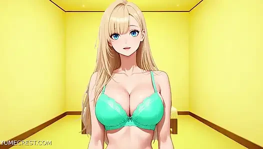 Ai: android seks bebeğinin ilk sikişi: özensiz sakso, gırtlağına kadar alma, meme sikişi, sert prezervatifsiz, hentai gfe