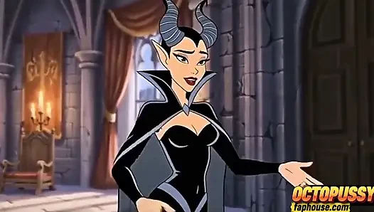 Şehvetli maleficent: çizgi film