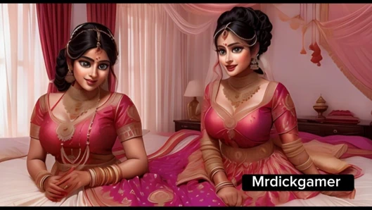 Husband tells his best friend to have sex with his newly married desi wife , threesome sex with husband and his friend