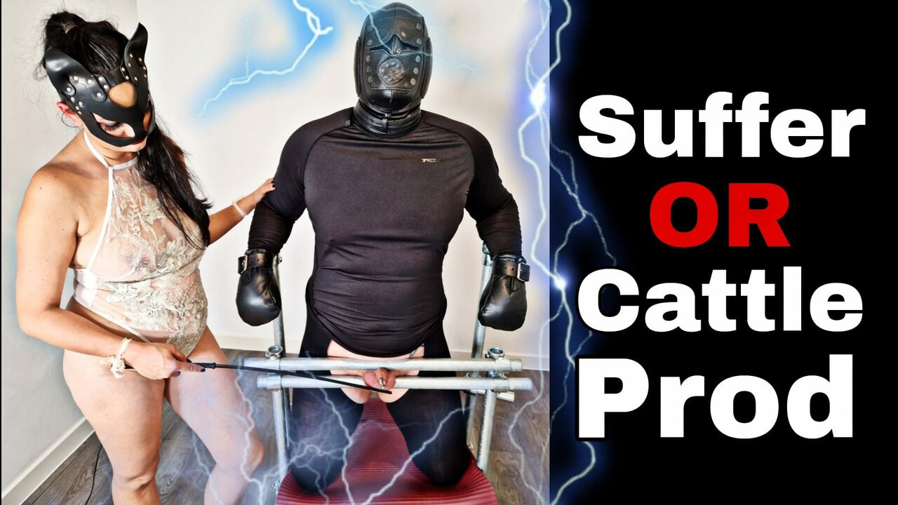 Femdom bdsm esaret kırbaç dayak dayak veya sığır prod elektrik bayan kuzgun eğitim sıfır flr ceza acı çekmek