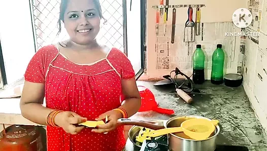 Komşumuzun hintçe sesli eğlenceli mutfakta seksi