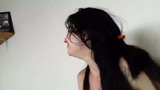 My first porn video in college. I am 19 years old and not fat Dada Deville