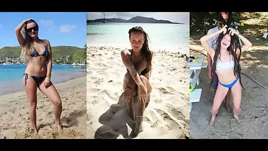 Hannah savannah birçok bikini giyiyor