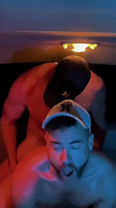 Stepbro Fucks me in Car at Parents House | Clip 1