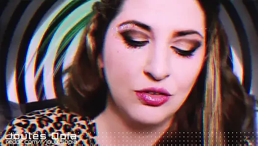 Plexiglass ruj fetişi asmr'ı öpüyor