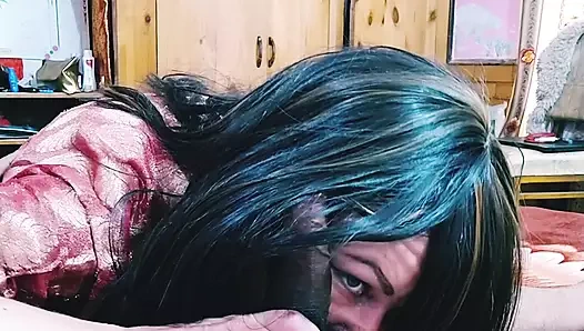 Azgın seks filminde mükemmel yüz kızı