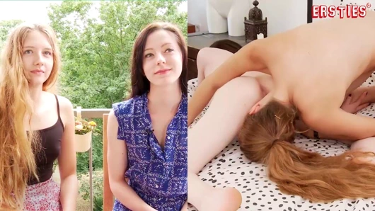 Ersties - alba tatlı Lisa M.'nin pürüzsüz amını yalıyor