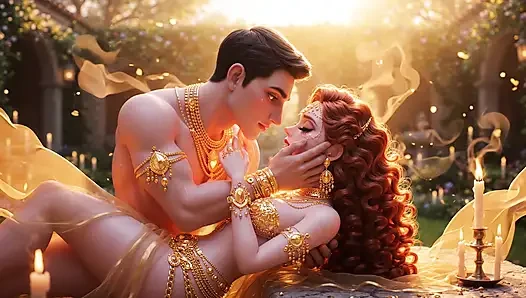 Desi Indian Couple Ki Pure Passion Night - Gold Jewelry Mein Sexy Girl Aur Muscular Boy Ki Hot Chemistry