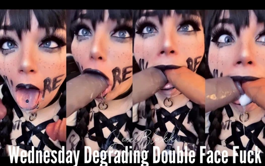 Çarşamba aşağılayıcı çift yüz sikişi