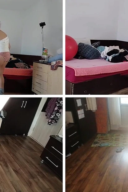 Жена сосет мороженое, латина волосатая киска, большая задница, большие соски в любительском видео