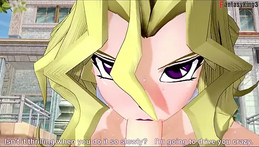 Mai Valentine ateşli ahegao seks - yu gi oh