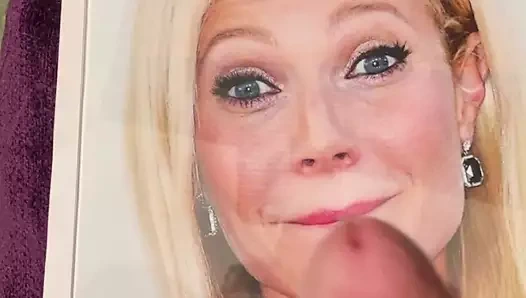 Gwyneth paltrow orta yaşlı seksi sarışın yüze boşalma