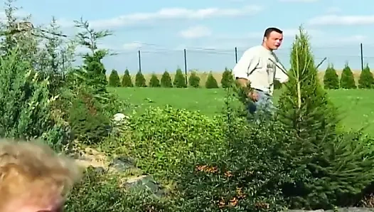 Seni her zamankinden daha fazla boşaltmak için mükemmel bir açık havada şov