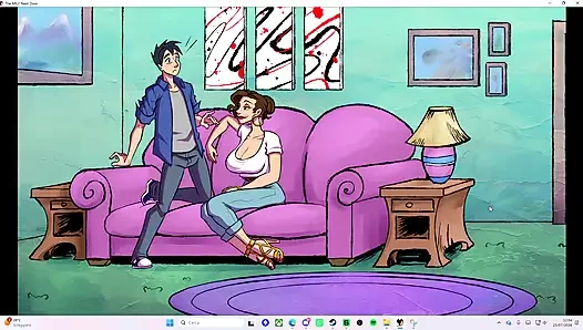 "Komşu orta yaşlı seksi kadın" tam oyun