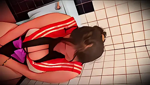 Denizci Sumomo Sun'a afrodizyak sperm enjekte ediyor.