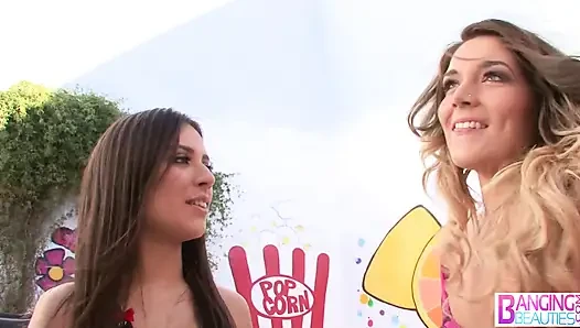 Jynx Maze ve Casey Stone için anal sikişiyor