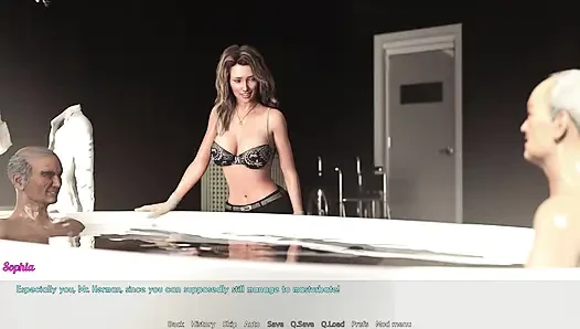 Awam Sophia ve Amber - yaşlılara bakarken tahrik edici anlar - bölüm 2