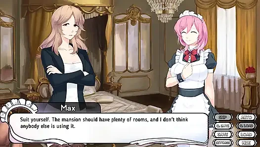 Hizmetçi malikanesi: yarak emen ev hizmetçisi, ağzına boşalma, hentai ep.2