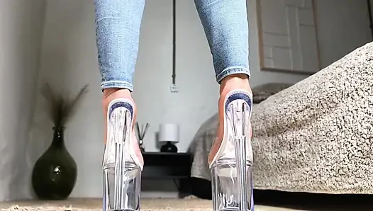 Jeans & Platform Mules