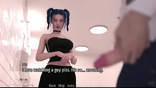 Secrets de MILF 1 cette fille dans la salle de bain voulait me sucer la bite