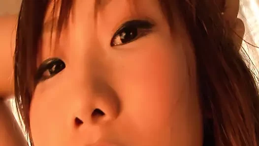 Muhteşem Japon civciv ile büyük göğüsler alay