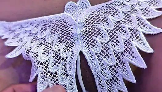 I find her in the room with her lingerie and we fuck