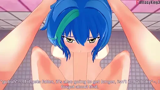Xenovia duşta gırtlağına kadar alıyor - DXD NTR Madness Series