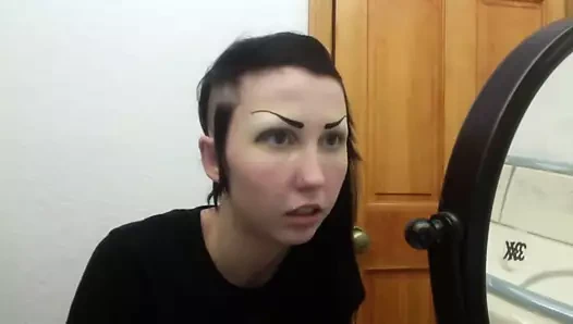 seksi kirli gotik makyaj