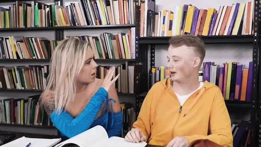 Mandy Waters - kütüphaneci jimmy michaels gibi kitaplarla ve azgın öğrencilerle ilgileniyor - reality kings