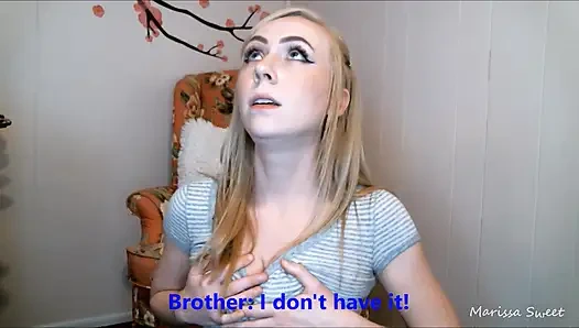 Kaltak üvey kız kardeş seni küçük küçültüyor