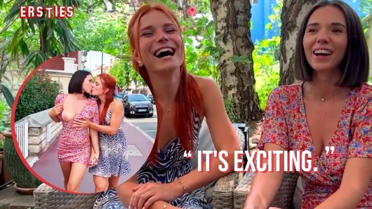 Ersties - Clemence ve Eve herkesin içinde yaramaz lezbiyen şeyler yapıyor