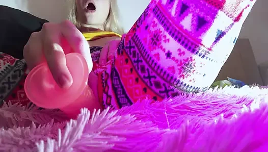 dildo KEDİ lanet içinde yırtık tozluk