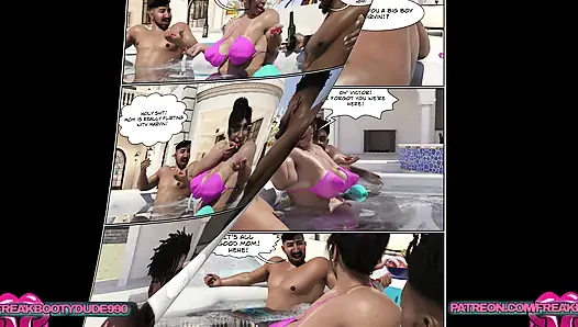 Victor'un annesi en iyi arkadaşıyla takılıyor (çizgi roman)