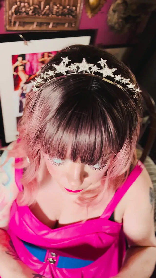 Tina Snua Is Stunning In Pink Leather & Chain Smoking - BBW OMI OME Snap Inhales Drifting Smoke