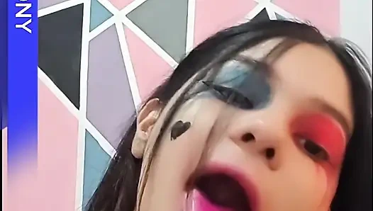 Gerçek bir fotoğraf çekiminin ardından latin model