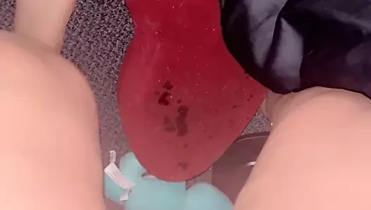 Evin etrafında sevimli amcık işaretleme bölgesi