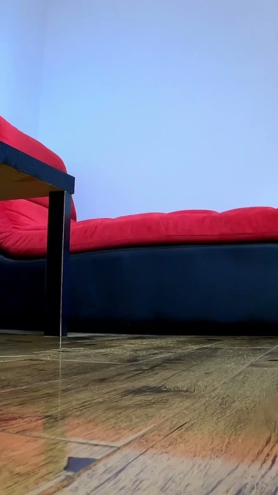 Oturma odası masasında büyük çiş