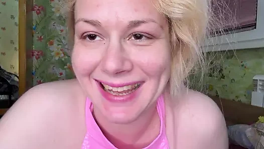 Amcık ve götte asa ve büyük fışkırtma