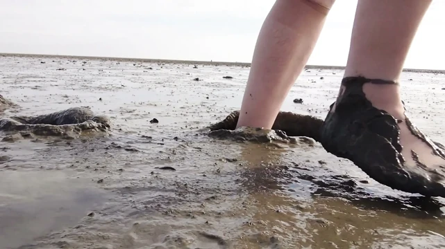 Wangerland'ın Wadden Denizi'nde Güzel Çoraplarla