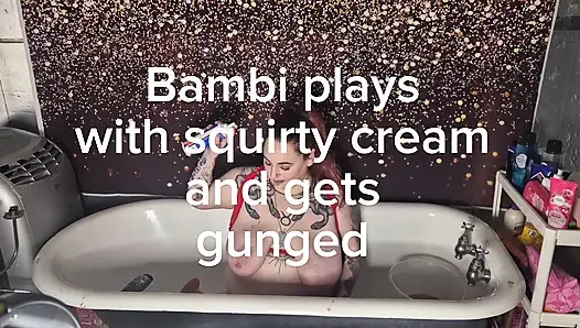 Krem ve gunge eğlencesi!
