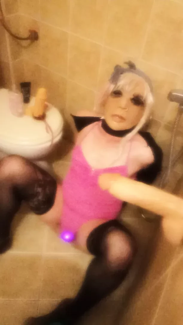 Şehvetli travesti - anal oyun ve boşalma