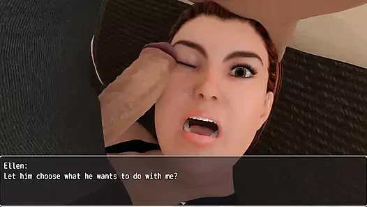 Laura şehvetli sırlar: gavatlık yanlış gittiğinde olgun iri güzel kadın kocası dışarıda dururken götüne büyük bir yarak alıyor