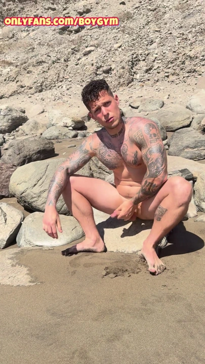 SEMIHARD COCK in the Public Beach