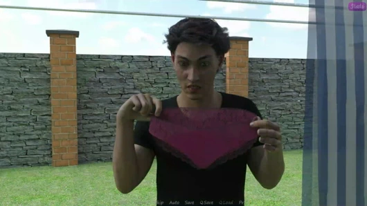 Üvey erkek kardeşimin karısı #5 - Jennifer'ın külotunu buldum ve onları koklamamı söyledi