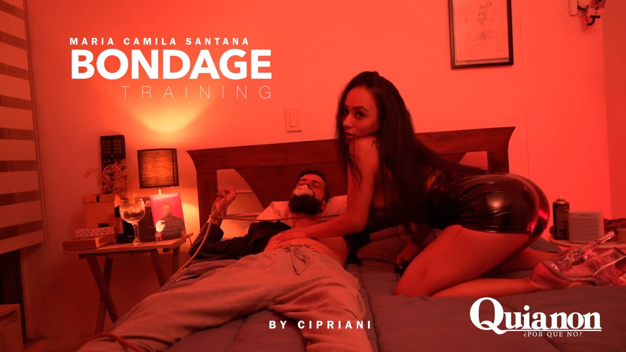 Maria Camila Santana ilk esaret videosunda harika bir orgazm oluyor