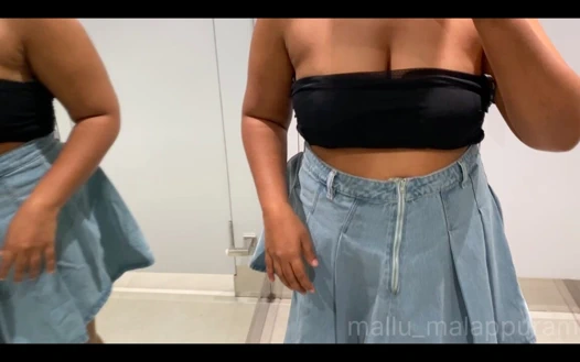 Mallu Wife Trying Sexy Dresses In Trail Room And Fingering From Shopping Mall Trail Room,Malappuram, Kerala