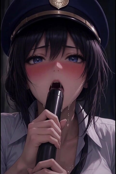 3 boyutlu anime polis cosplay hapiste